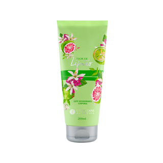 Leite Desodorante Corporal Flor de Lim&atilde;o 200mL
